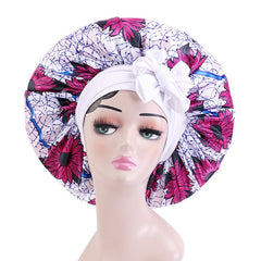 Hat Adjustable Night Sleep Cap Soft Headcover