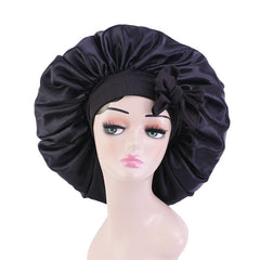 Hat Adjustable Night Sleep Cap Soft Headcover