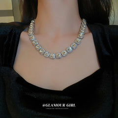 Clavicle Chain Punk Style Necklace for Women