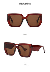 New Vintage Fashion Square Sunglasses