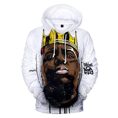 Harajuku Biggie Smalls Rapper Hip Hop Hoodie Casual Male Hoodies Sweatshirts