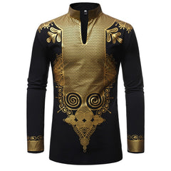 Shirt Men Casual Shirts African Clothing