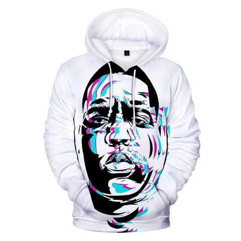 Harajuku Biggie Smalls Rapper Hip Hop Hoodie Casual Male Hoodies Sweatshirts