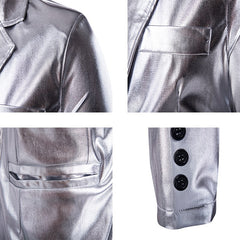 Wholesale & retail Coated Gold Silver Black (Jackets + Pants)