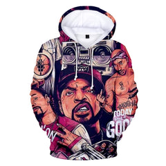 Harajuku Biggie Smalls Rapper Hip Hop Hoodie Casual Male Hoodies Sweatshirts