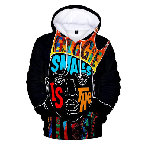 Harajuku Biggie Smalls Rapper Hip Hop Hoodie Casual Male Hoodies Sweatshirts