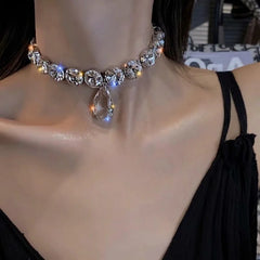 Chocker Neck Jewelry Necklace Female